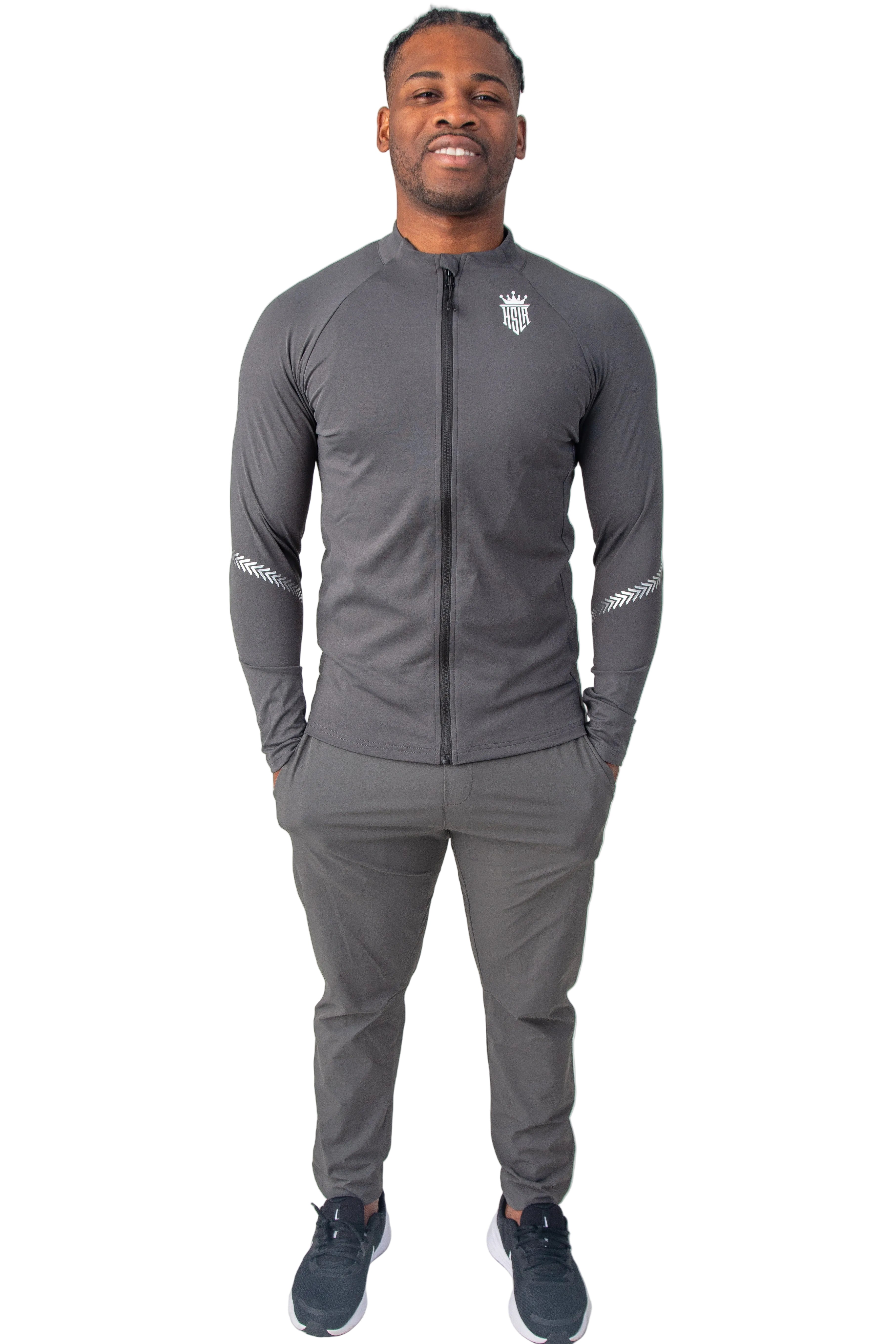 HSLR Zip-up jacket Gray